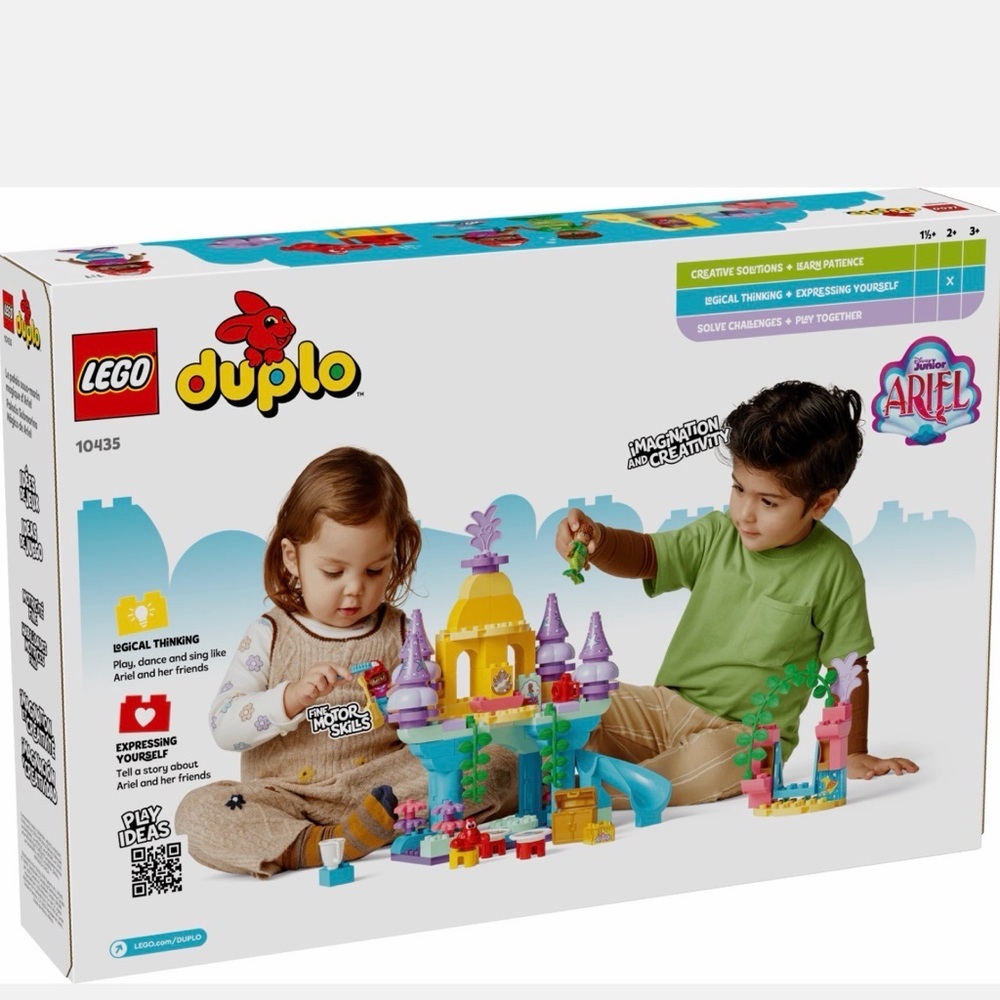 DUPLO
#10435
Ariel's Magical Underwater Palace
